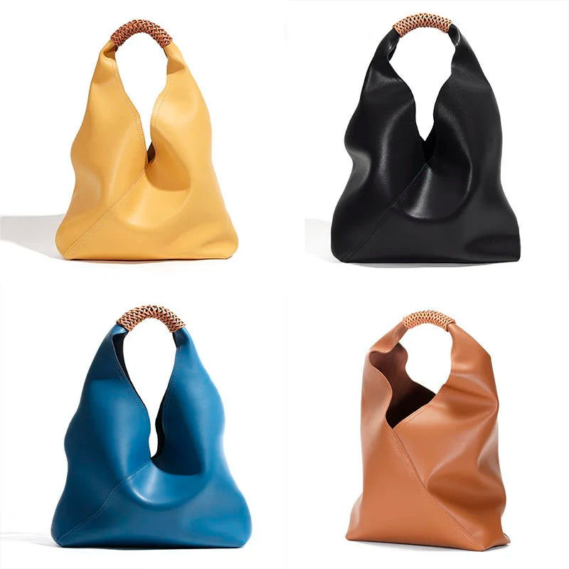 Rebeca Large Leather Shopping Bag