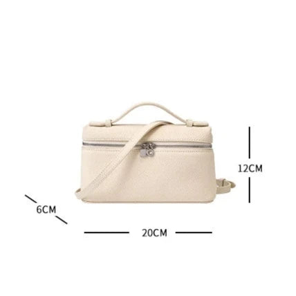 Small Pink Leather Tote Bag