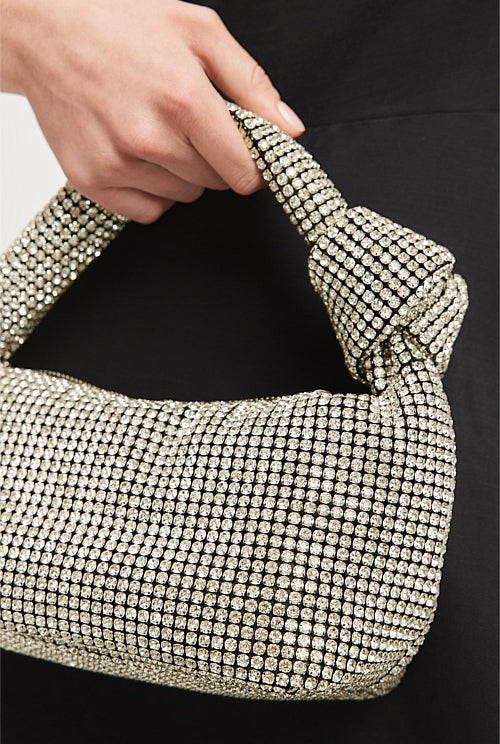 Fabiana Sparkle Baguette Bag