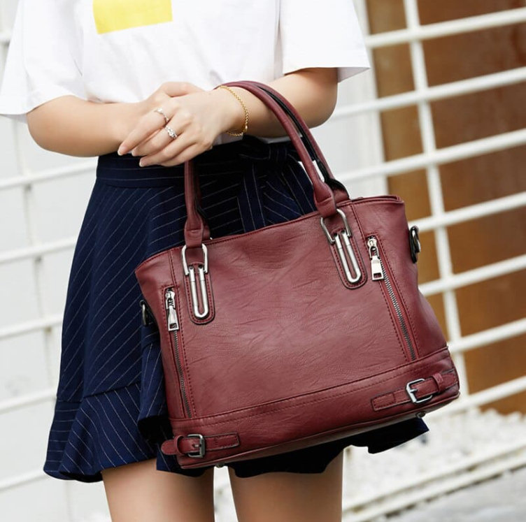 Salomé Large Leather Bag
