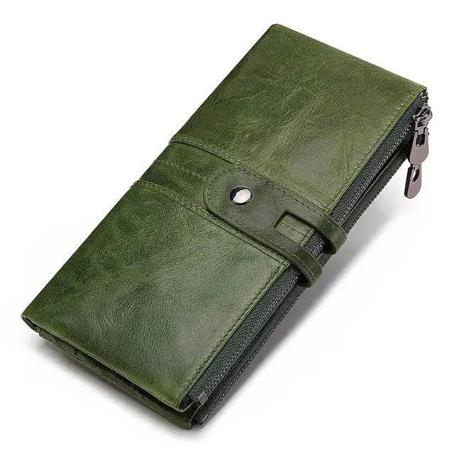 Women's Genuine Leather Long Wallet - Longy