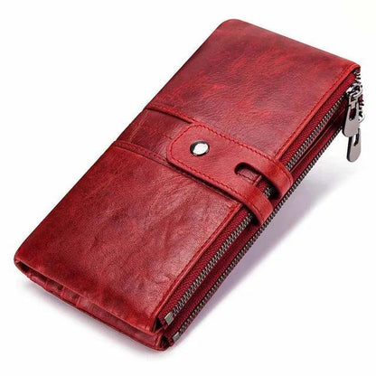 Women's Genuine Leather Long Wallet - Longy