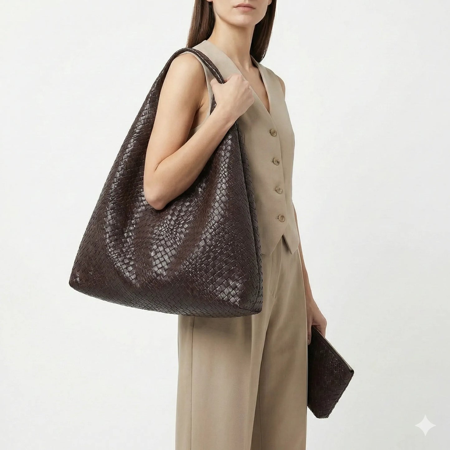 Bag and Wallet in Leather - Noelle