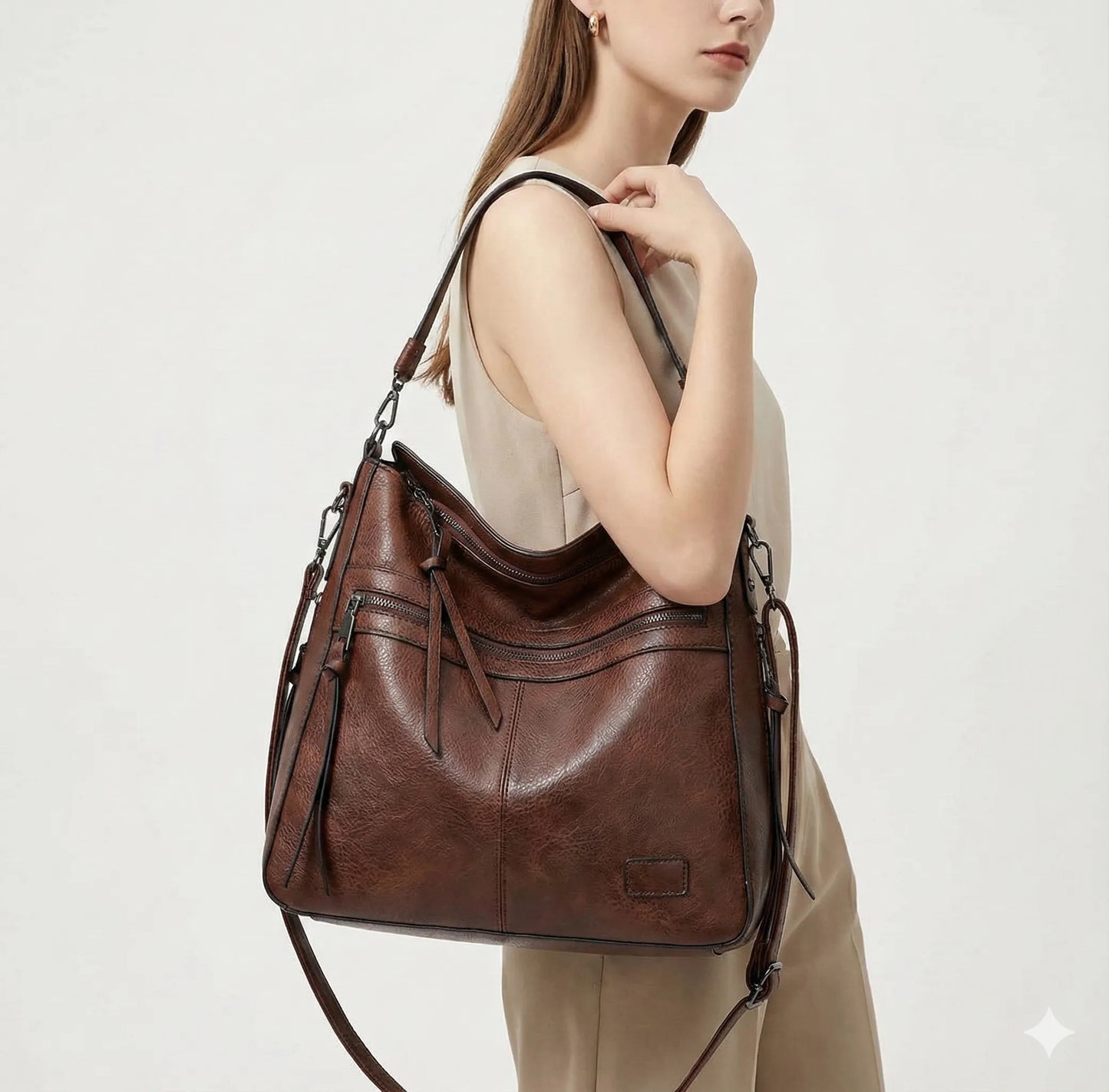 Leather Bag - Pietra