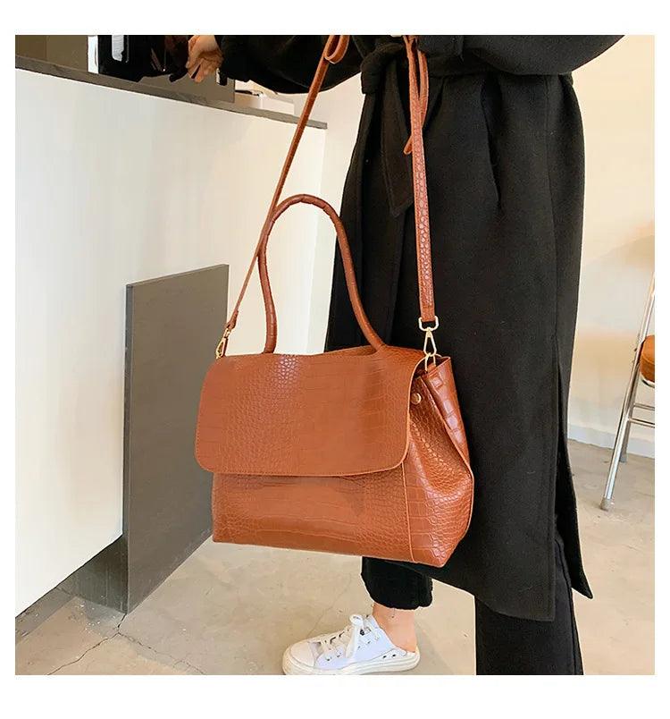 Leather Bag - Clove