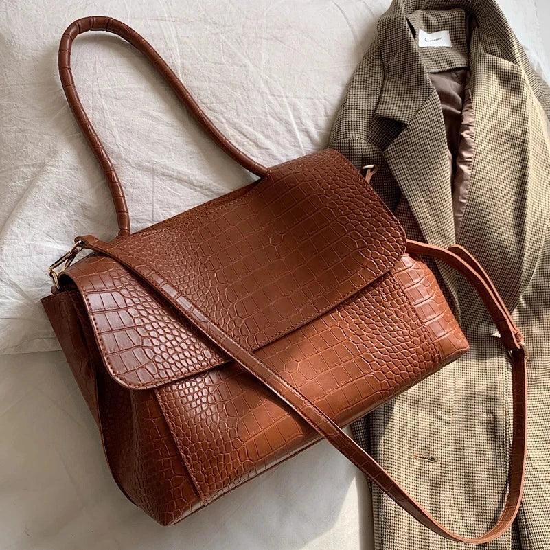 Leather Bag - Clove