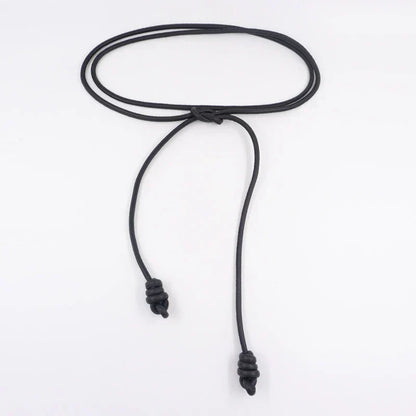 Women's Genuine Leather Double Wrap Belt - Calista