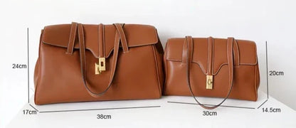 Leather Tote Bag Ione