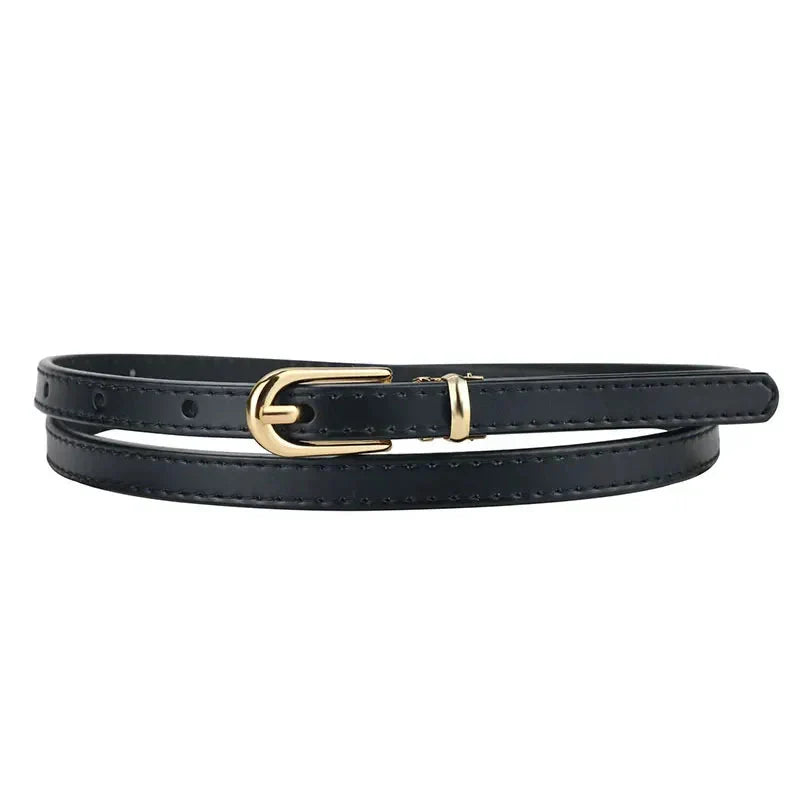 Women's Genuine Leather Belt - Élégance