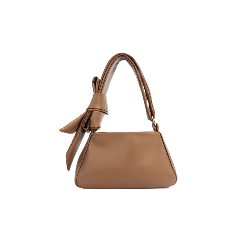 Leather Crossbody Bow Bag Hilda