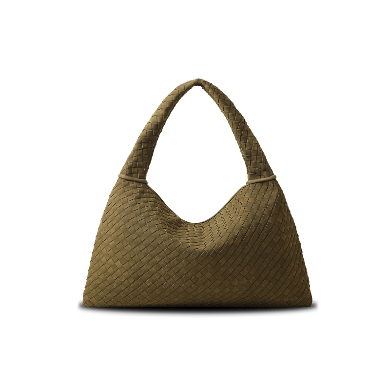 Large Woven Suede Bag Tory