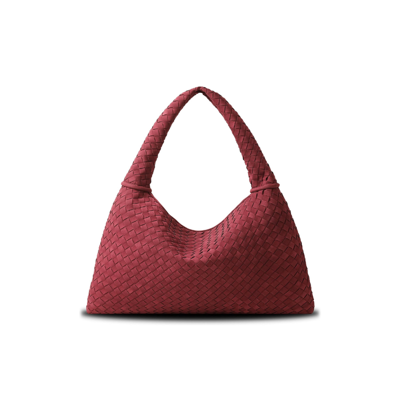 Large Woven Suede Bag Tory
