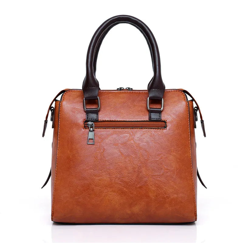 Premium Leather Kit - Bag + Wallet + Clutch + Complimentary Pouch