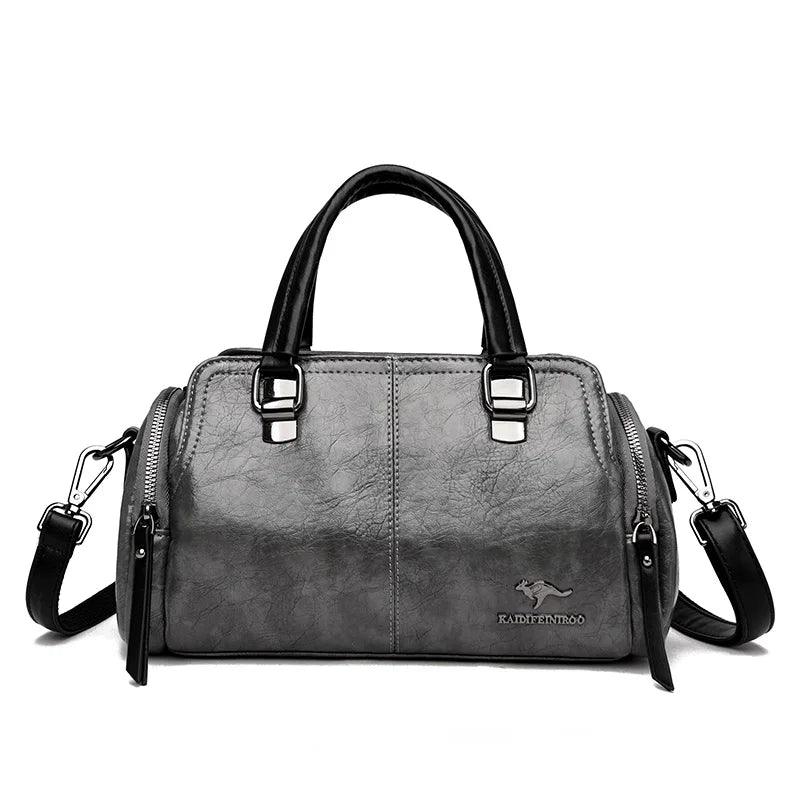 Leather Bag - Jade