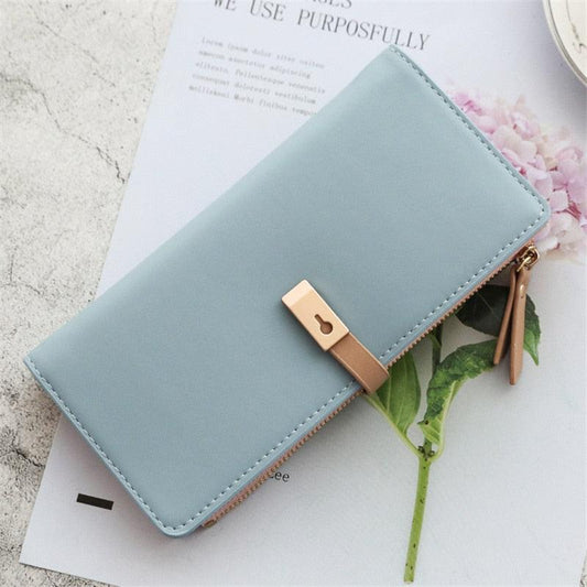 Women's Slim Leather Wallet - Louize