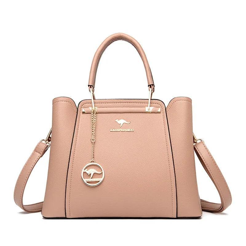 Luxurious Leather Crossbody Bag - Style Couer