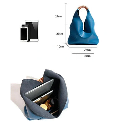 Rebeca Large Leather Shopping Bag