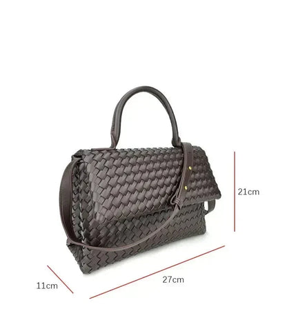 Débora Woven Leather Bag