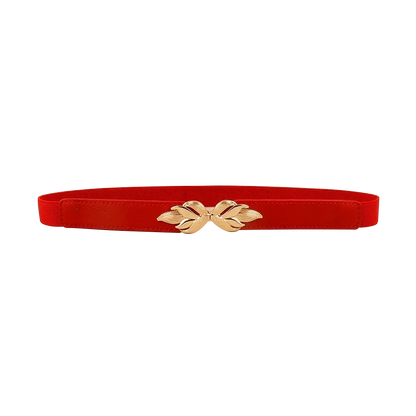 Women's Genuine Leather Belt with Elastic - Amour