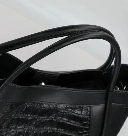 Chloe Croco Medium Leather Bag