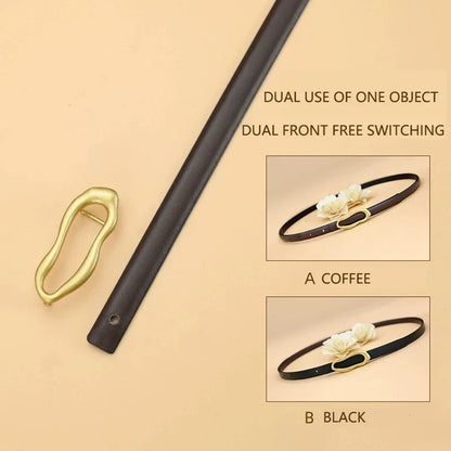 Women's Genuine Leather Belt - Jolie