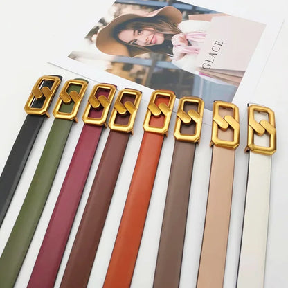 Women's Genuine Leather Belt - Amalfi