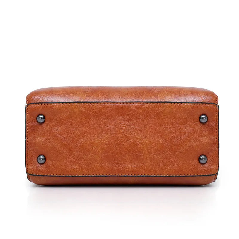 Premium Leather Kit - Bag + Wallet + Clutch + Complimentary Pouch