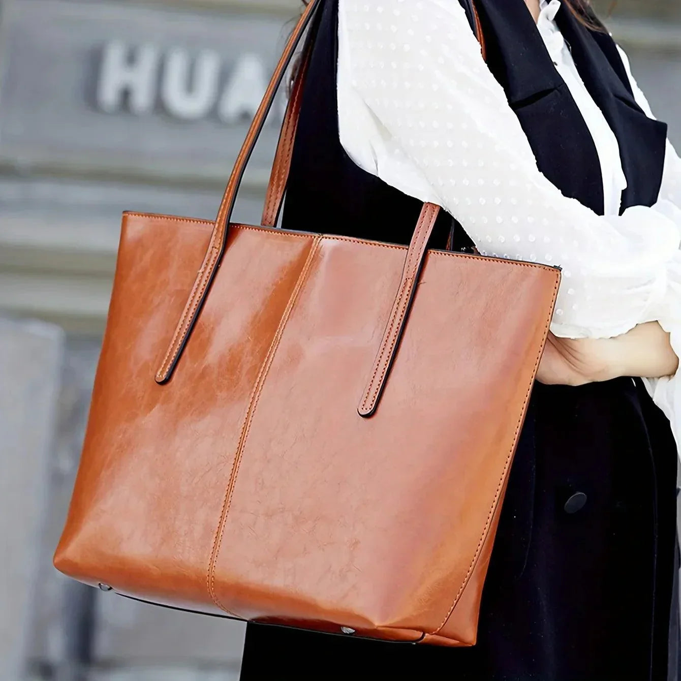 Women's Leather Bag - Ness