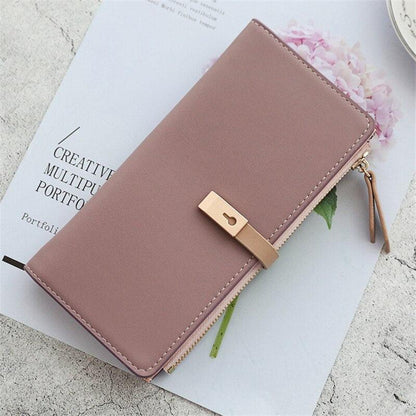 Women's Slim Leather Wallet - Louize