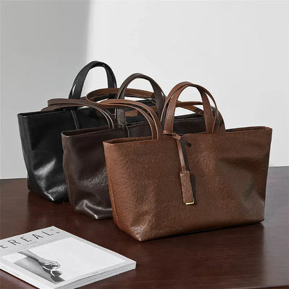 Leather Tote Bag Joana