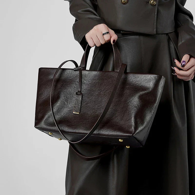 Leather Tote Bag Joana