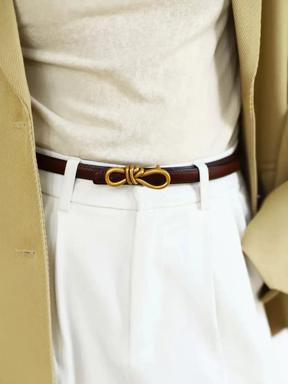 Women's Genuine Leather Belt - Eterna