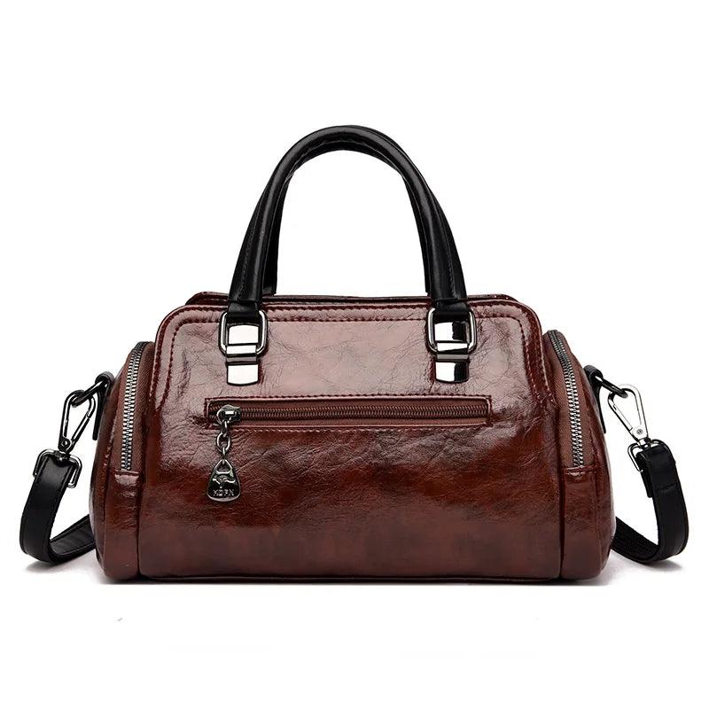 Leather Bag - Jade