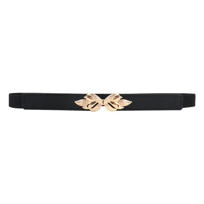 Women's Genuine Leather Belt with Elastic - Amour
