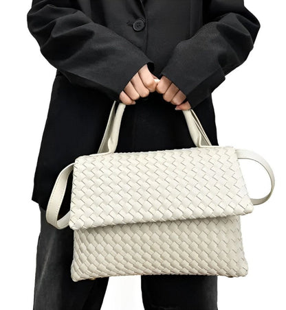 Débora Woven Leather Bag