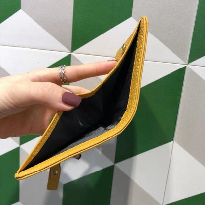 Women's Compact Genuine Leather Wallet - Roseli