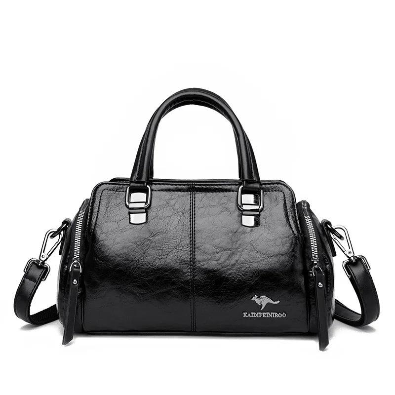 Leather Bag - Jade