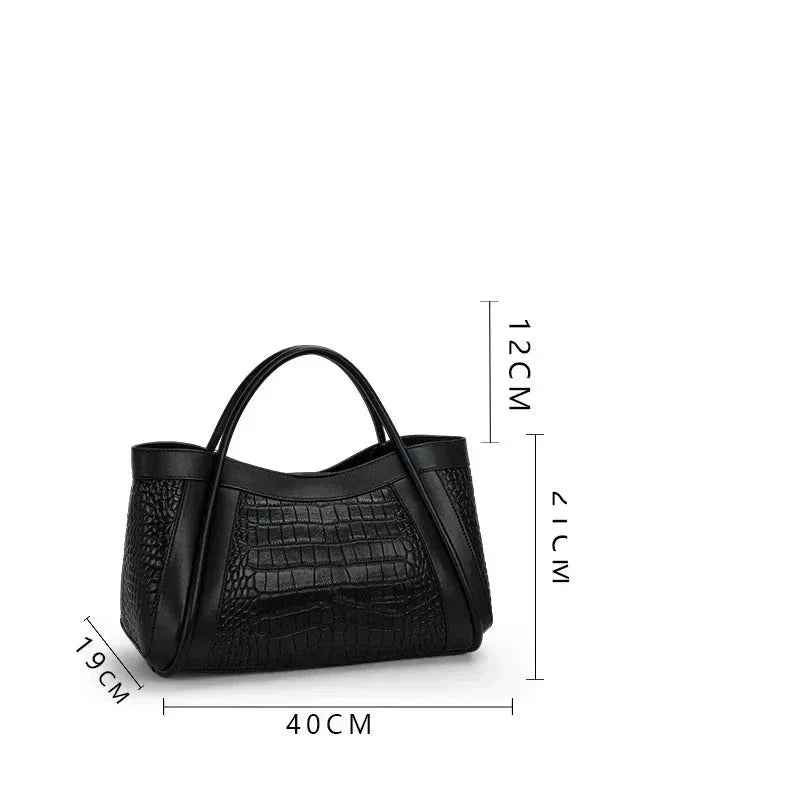 Chloe Croco Medium Leather Bag