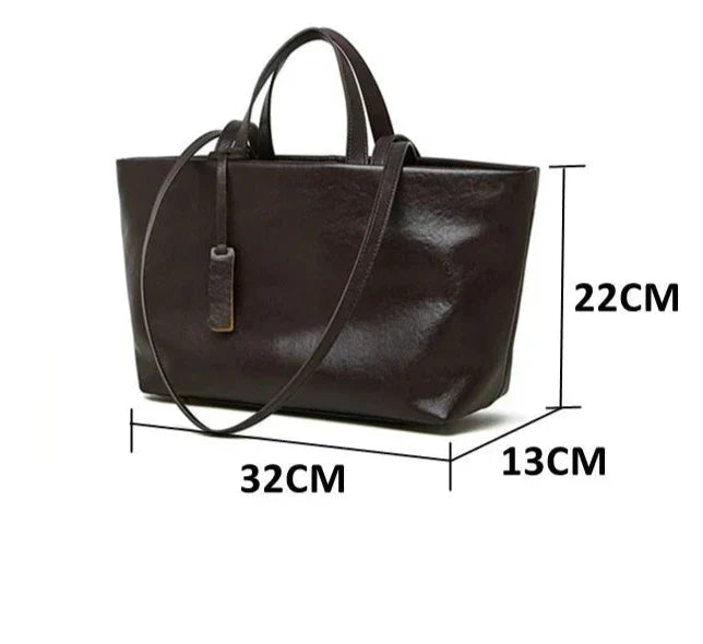 Leather Tote Bag Joana