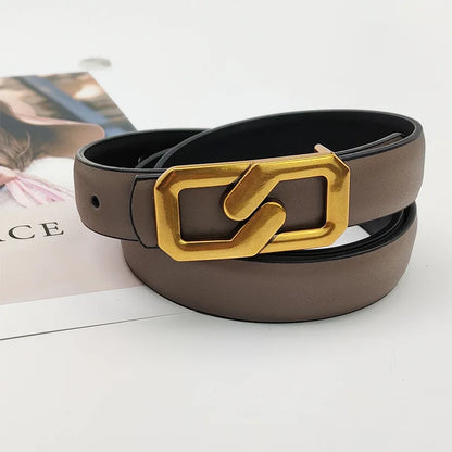 Women's Genuine Leather Belt - Amalfi
