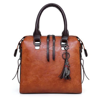 Premium Leather Kit - Bag + Wallet + Clutch + Complimentary Pouch