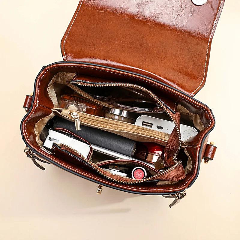 Leather Bag - Nina