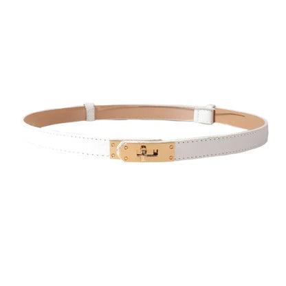Women's Genuine Leather Clasp Belt - Délise