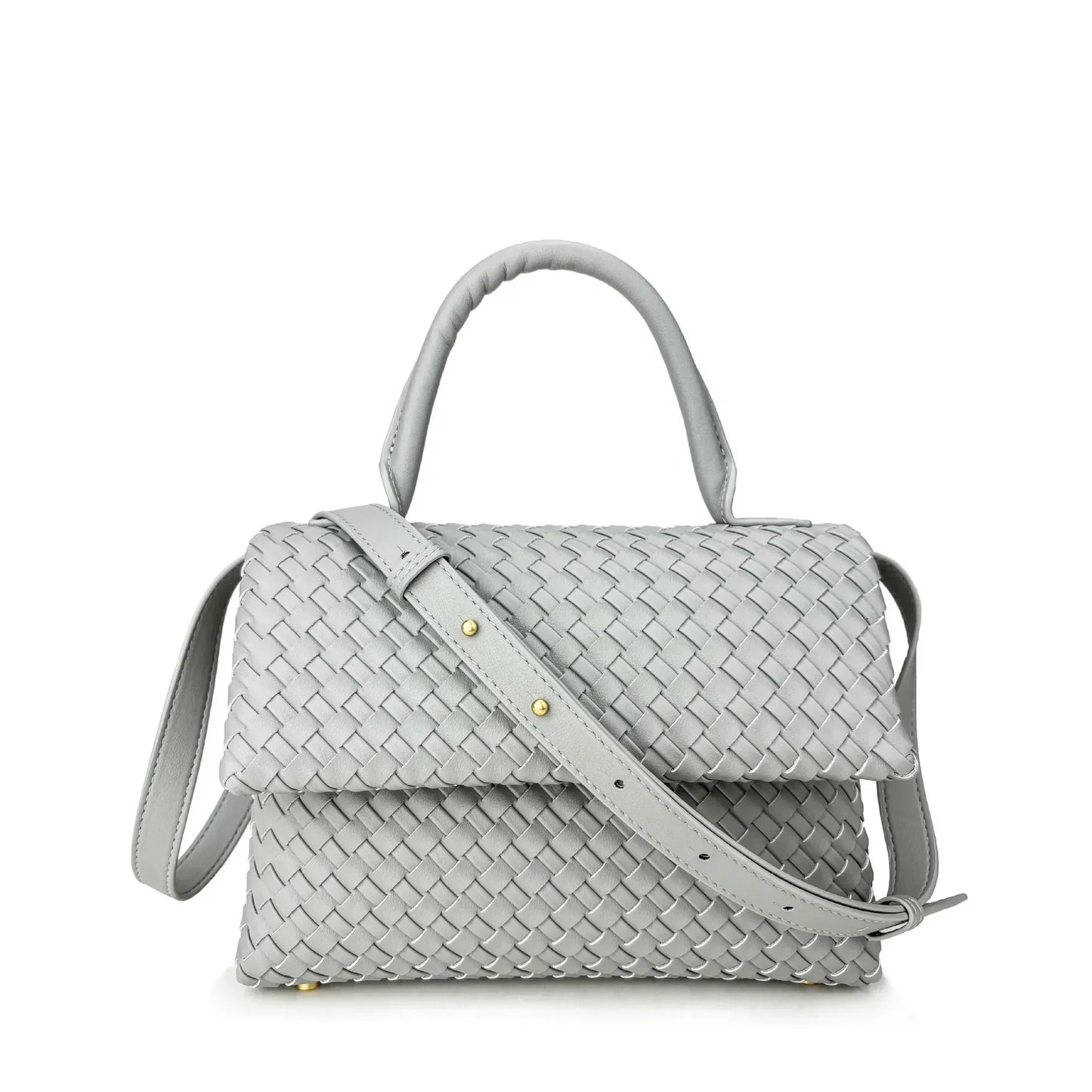 Débora Woven Leather Bag