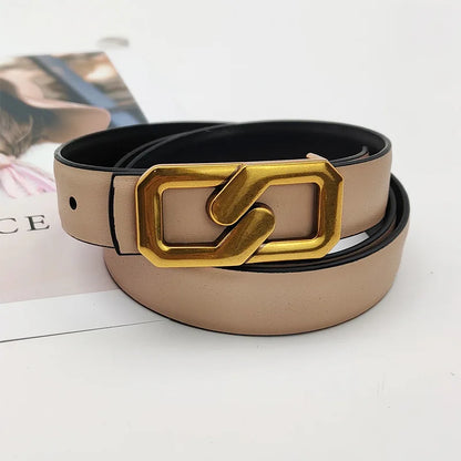 Women's Genuine Leather Belt - Amalfi