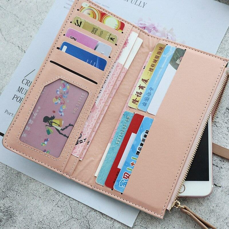 Women's Slim Leather Wallet - Louize