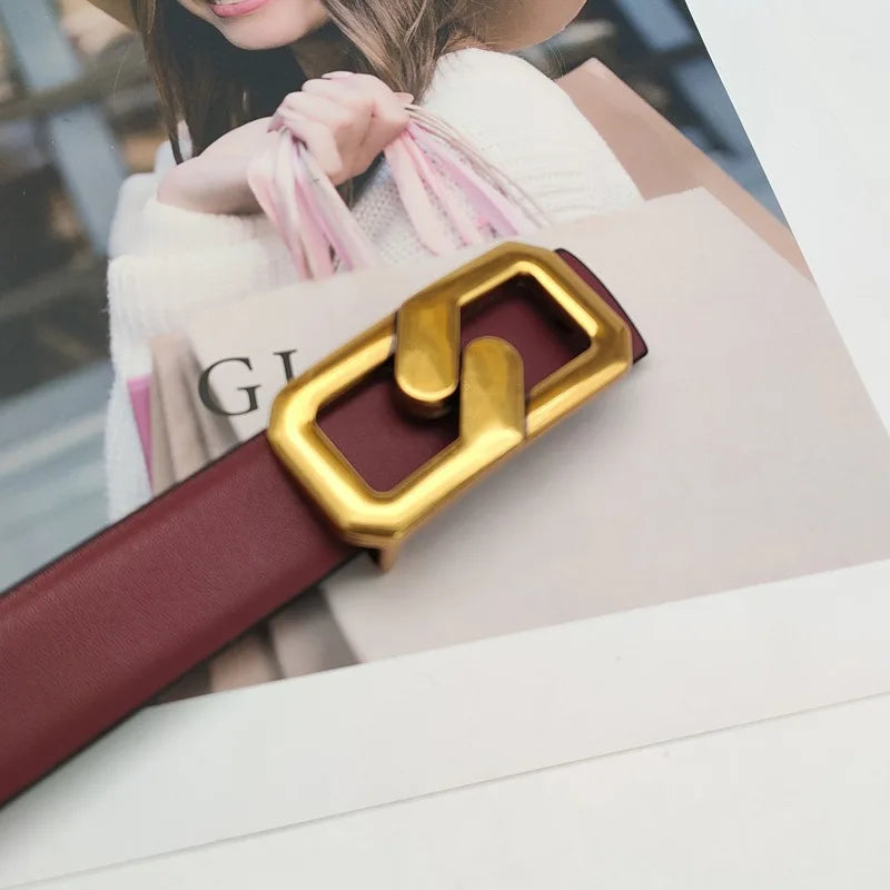 Women's Genuine Leather Belt - Amalfi