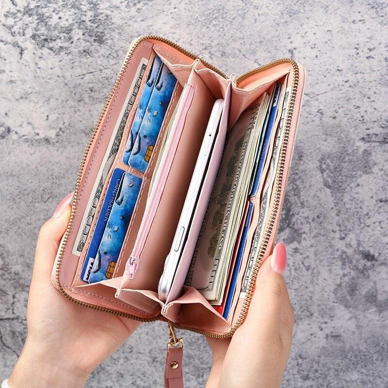 Women's Modern Slim Leather Wallet