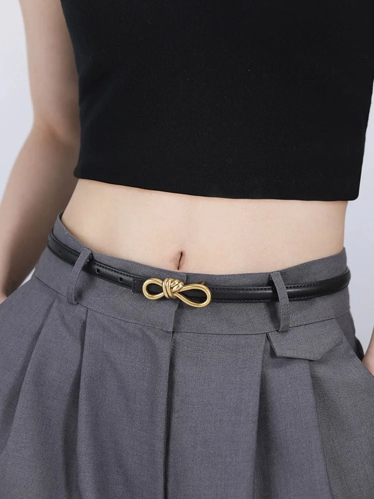 Women's Genuine Leather Belt - Eterna