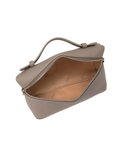 Small Pink Leather Tote Bag